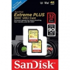 SDHC 32GB  SanDisk Class 10 Extreme Plus V30 UHS-1 U3 90MB/s